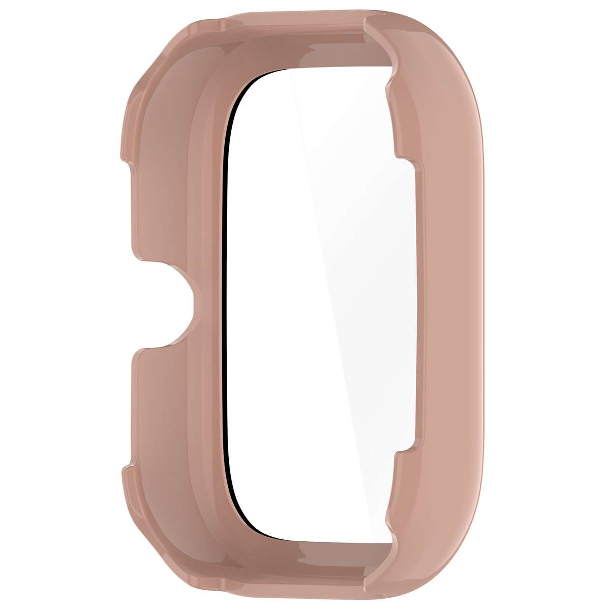 For Honor Choice Haylou Watch PC + Tempered Film Integrated Protective Watch Case(Pink)