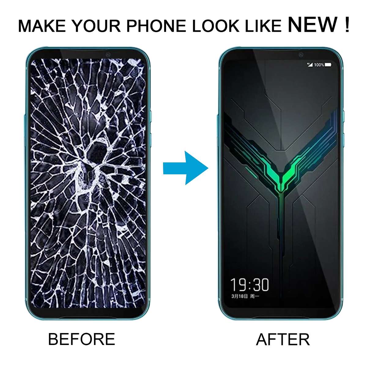 For Xiaomi Black Shark 2 Pro TFT Material OEM LCD Screen with Digitizer Full Assembly