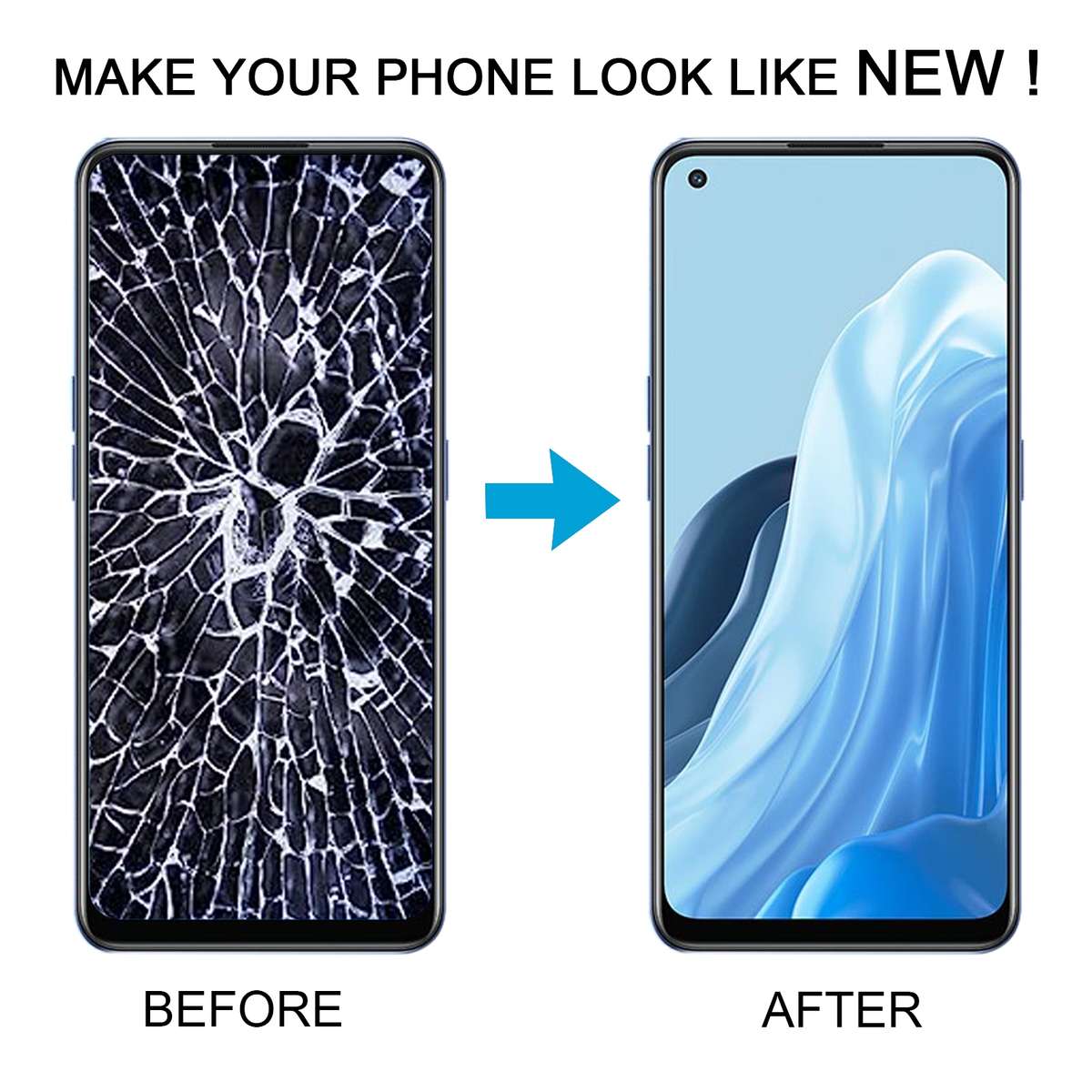 For OPPO Reno7 5G Original AMOLED LCD Screen Digitizer Full Assembly with Frame