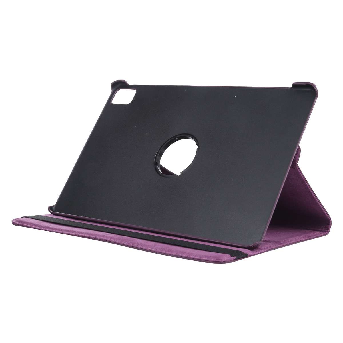 For iPad Pro 13 2025 / 2024 360 Degree Rotation Litchi Texture Leather Tablet Case wi ... (Purple)