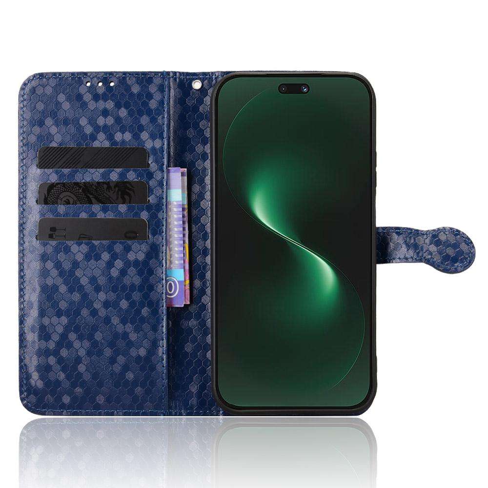 For Huawei nova 15 Pro / Ultra Honeycomb Dot Texture Leather Phone Case(Blue)