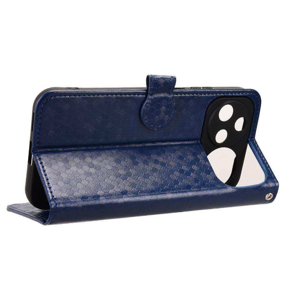 For Huawei nova 15 Pro / Ultra Honeycomb Dot Texture Leather Phone Case(Blue)