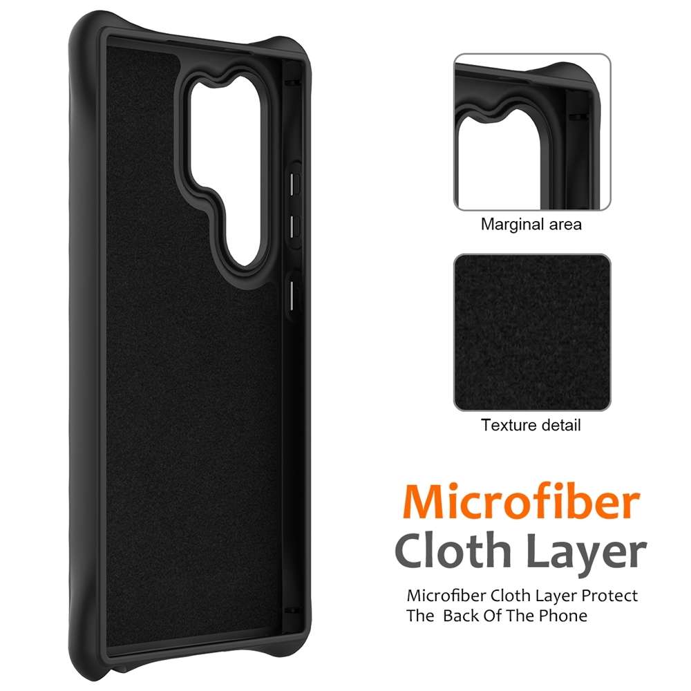 For Samsung Galaxy S24 Ultra 5G Wave Texture MagSafe Magnetic Liquid Silicone Phone Case(Black)