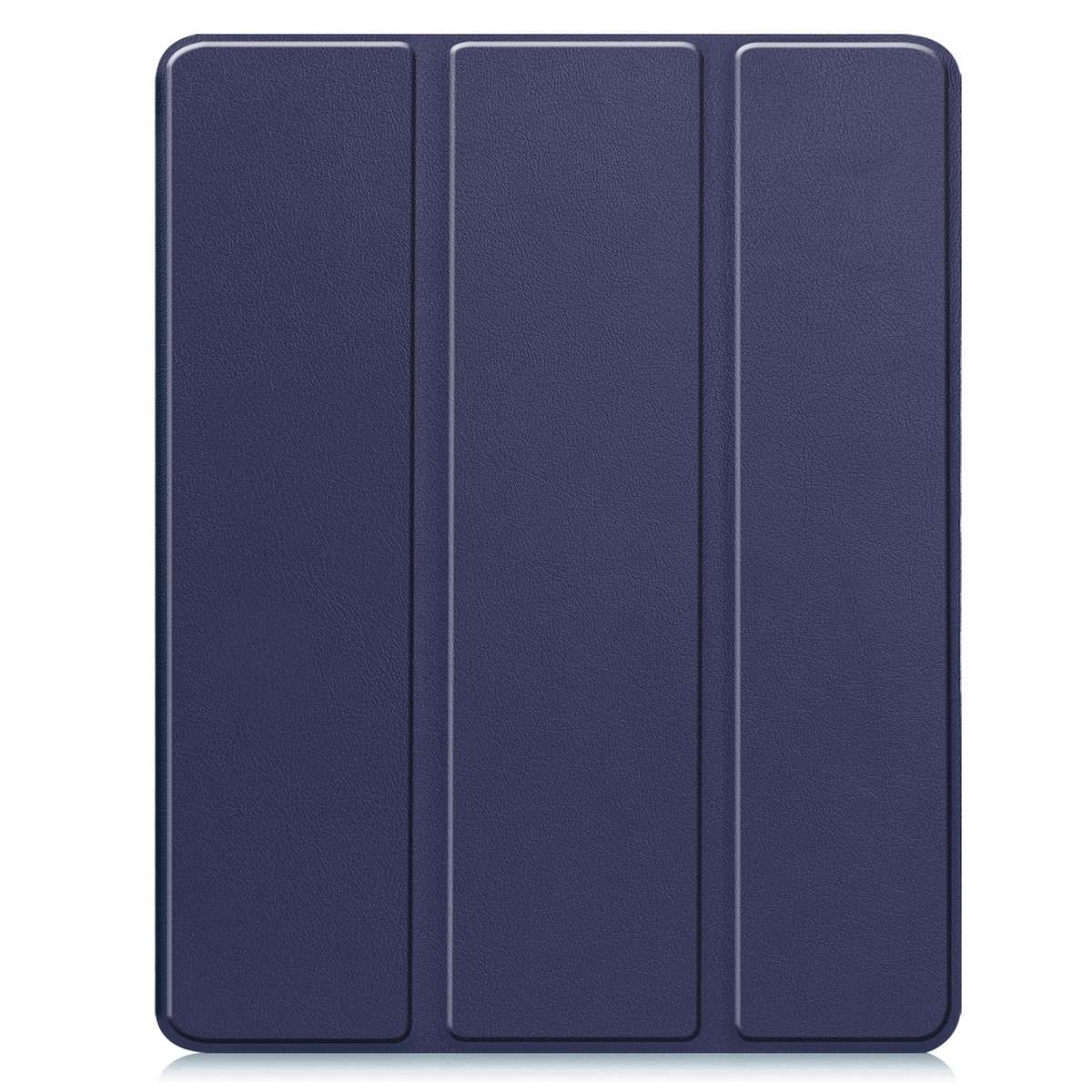 For iPad Pro 13 2025 / 2024 Custer TPU Pure Color 3-Fold Holder Smart Leather Tabl ... (Dark Blue)