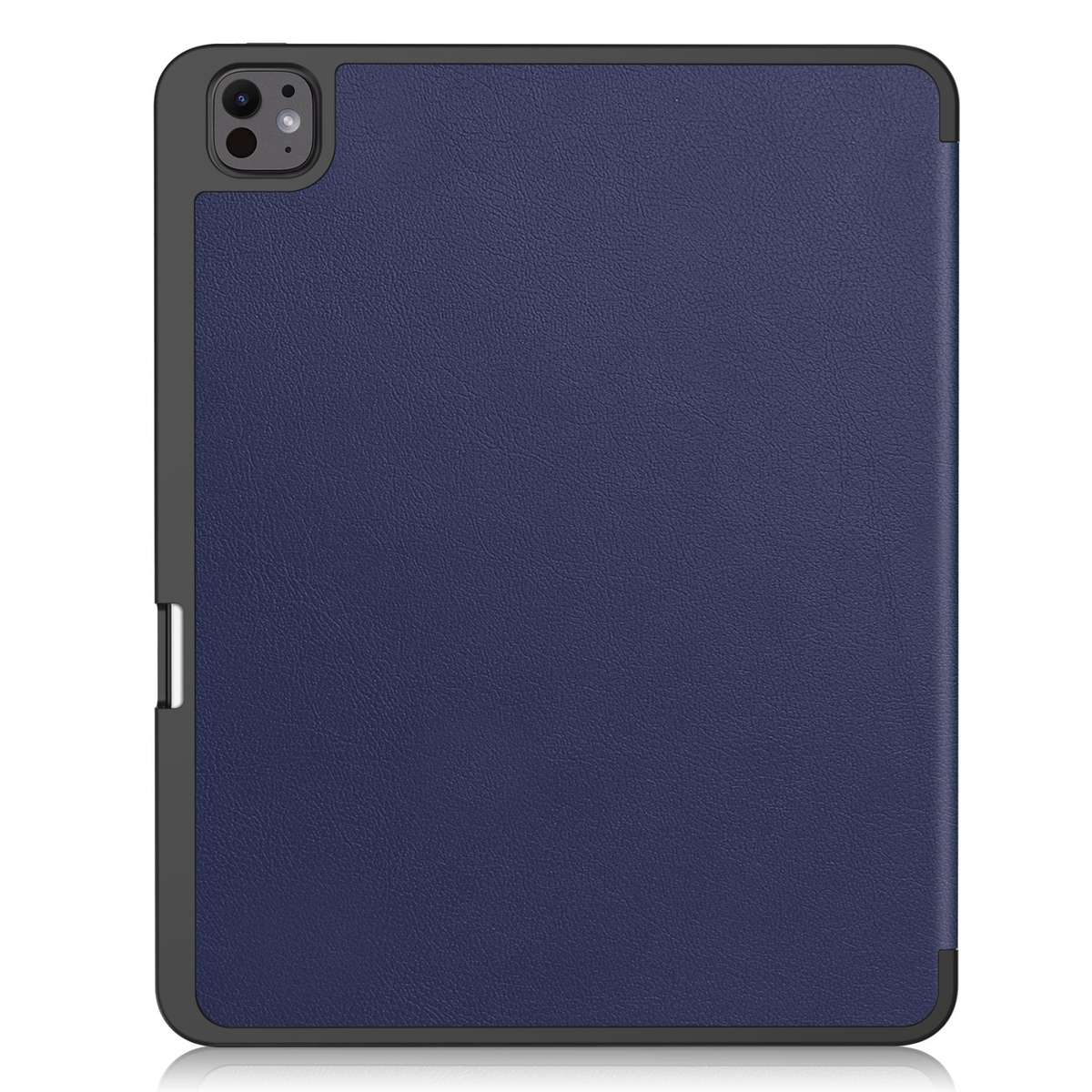For iPad Pro 13 2025 / 2024 Custer TPU Pure Color 3-Fold Holder Smart Leather Tabl ... (Dark Blue)
