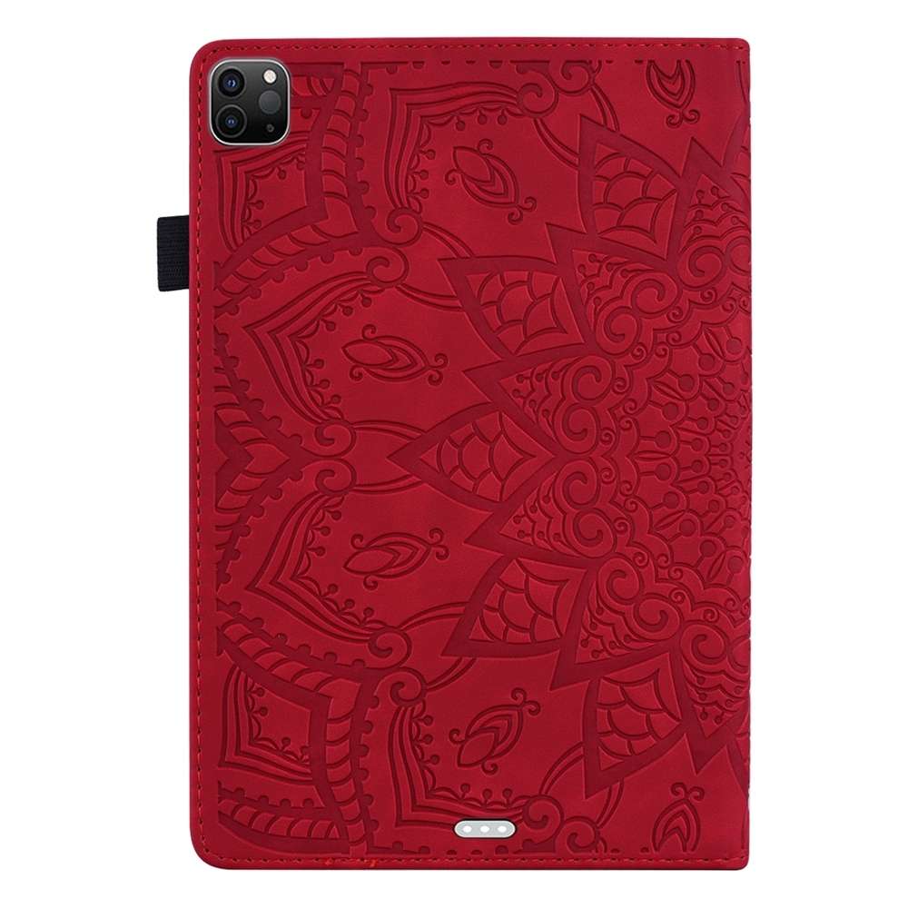 For iPad Pro 11 2025 / 2024 Calf Texture Embossed Leather Tablet Case(Red)