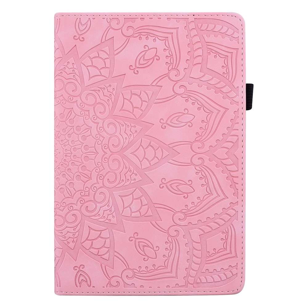For iPad Pro 11 2025 / 2024 Calf Texture Embossed Leather Tablet Case(Pink)