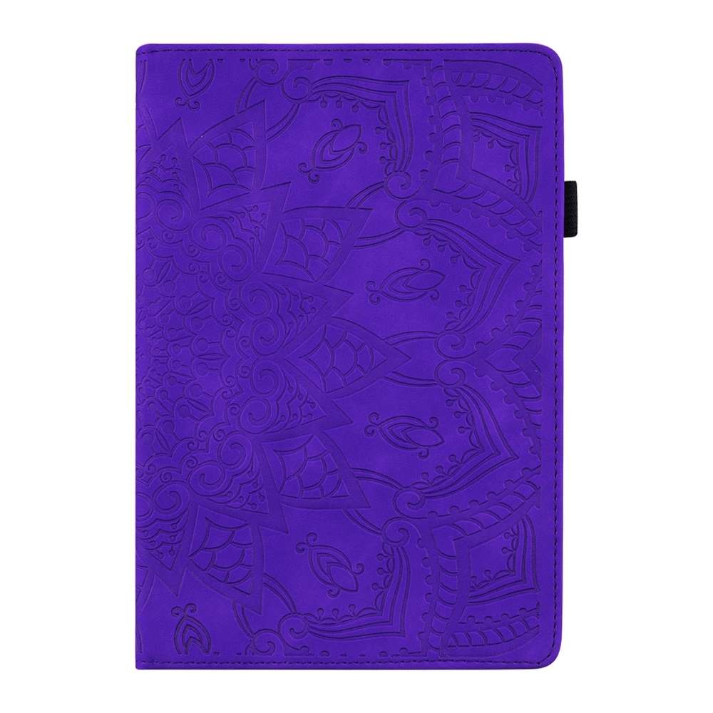 For iPad Pro 11 2025 / 2024 Calf Texture Embossed Leather Tablet Case(Purple)