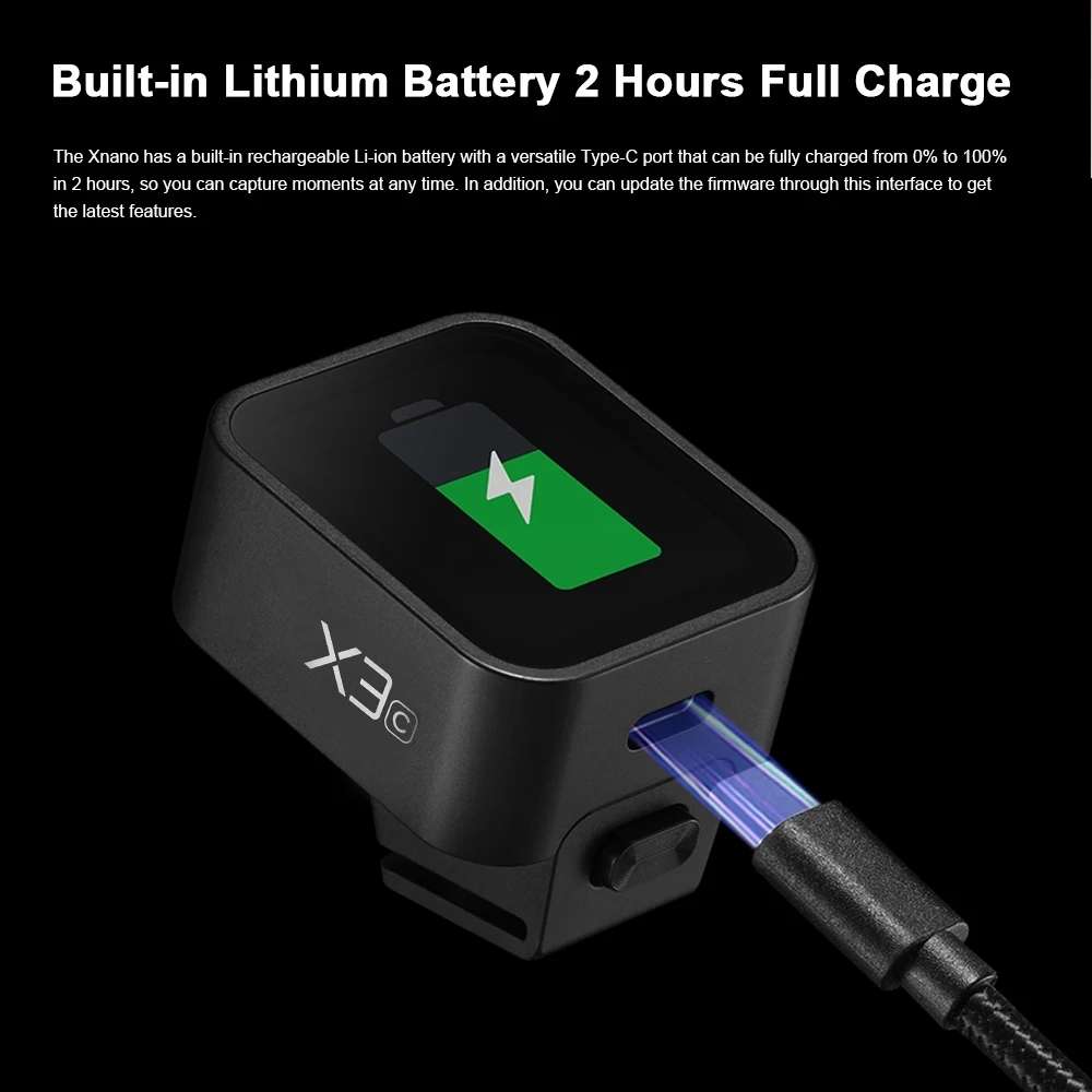 Godox X3 TTL Wireless Flash Trigger Touch Screen Flash Transmitter For Sony(Black)