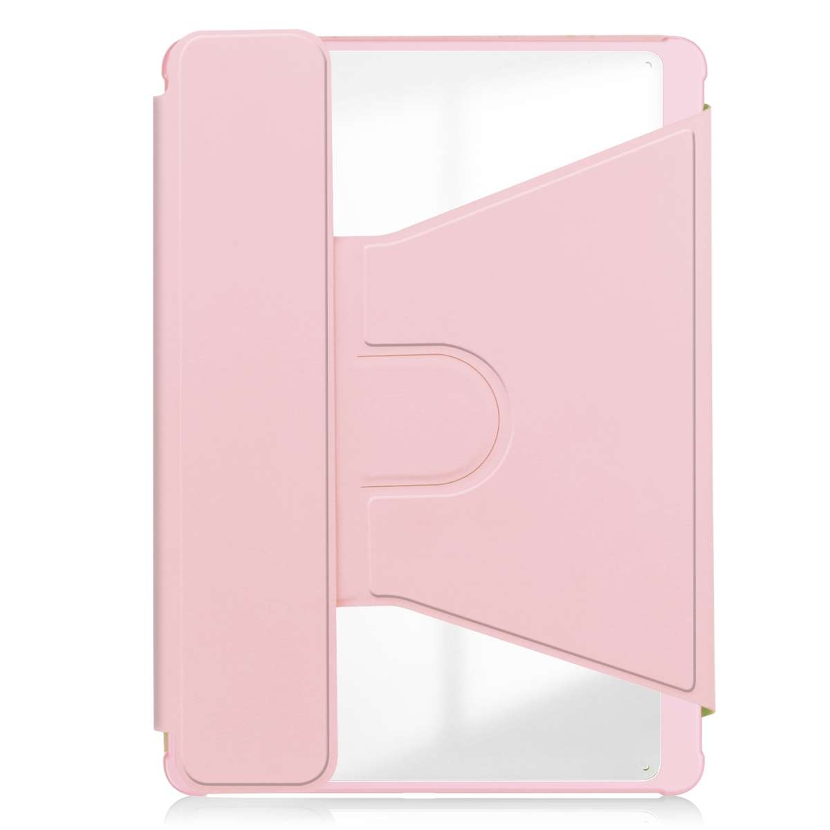 For iPad Pro 13 2025 / 2024 Transparent Rotation Smart Leather Tablet Case(Pink)