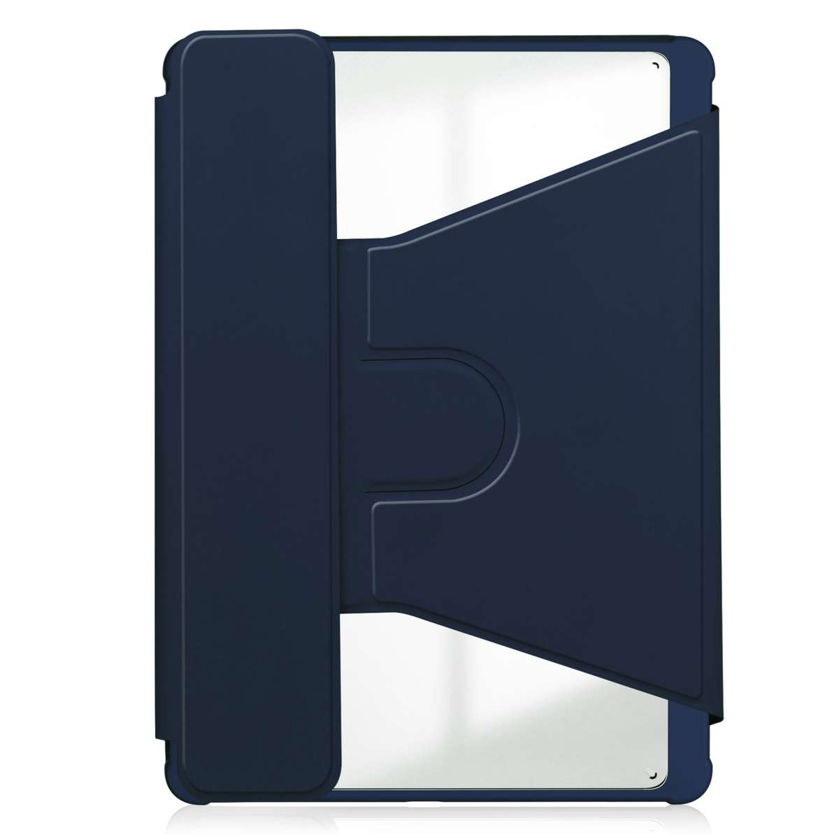 For iPad Pro 13 2025 / 2024 Transparent Rotation Smart Leather Tablet Case(Dark Blue)