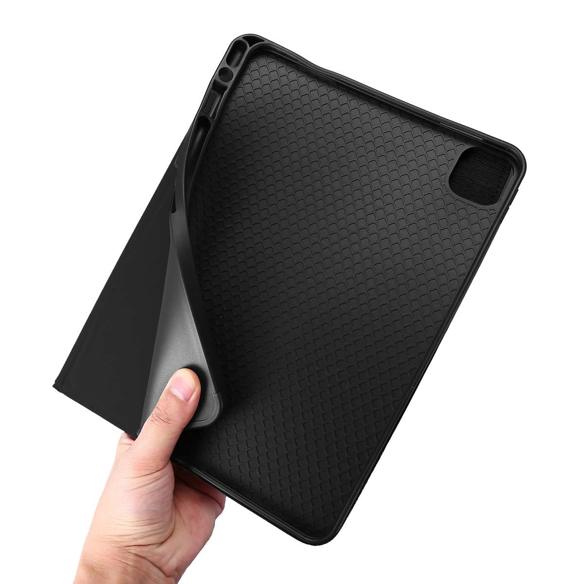 For iPad Pro 13 2025 / 2024 Fabric Leather Tablet Case(Black)