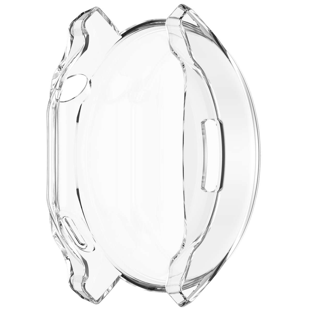 For OPPO Watch X / OnePlus Watch 2 Full Coverage TPU Electroplated Watch Protective Case(Transp