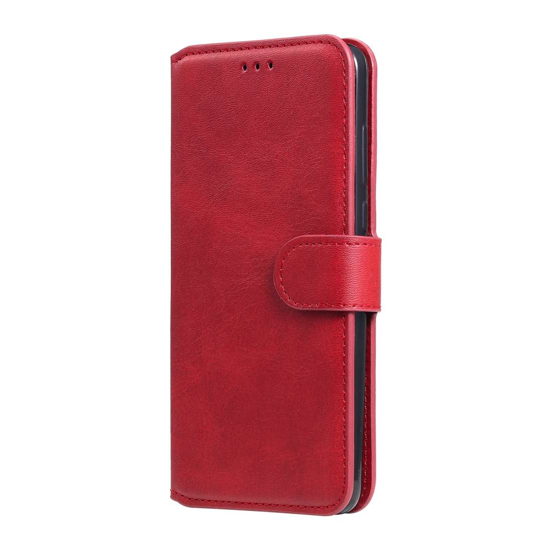 For Huawei Y8p 2020 / Enjoy 10s / P Smart S Classic Calf Texture PU + TPU Horizontal Fli ... (Red)