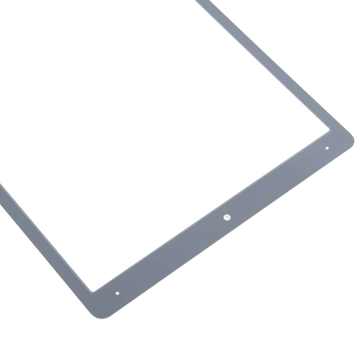 For iPad Pro 12.9 2017 Front Screen Outer Glass Lens with OCA Optically Clear Adhesive(Black)