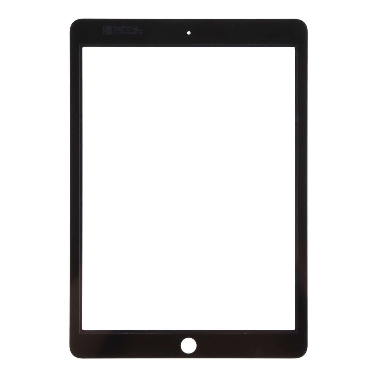 For iPad Pro 9.7 Front Screen Outer Glass Lens with OCA Optically Clear Adhesive(Black)