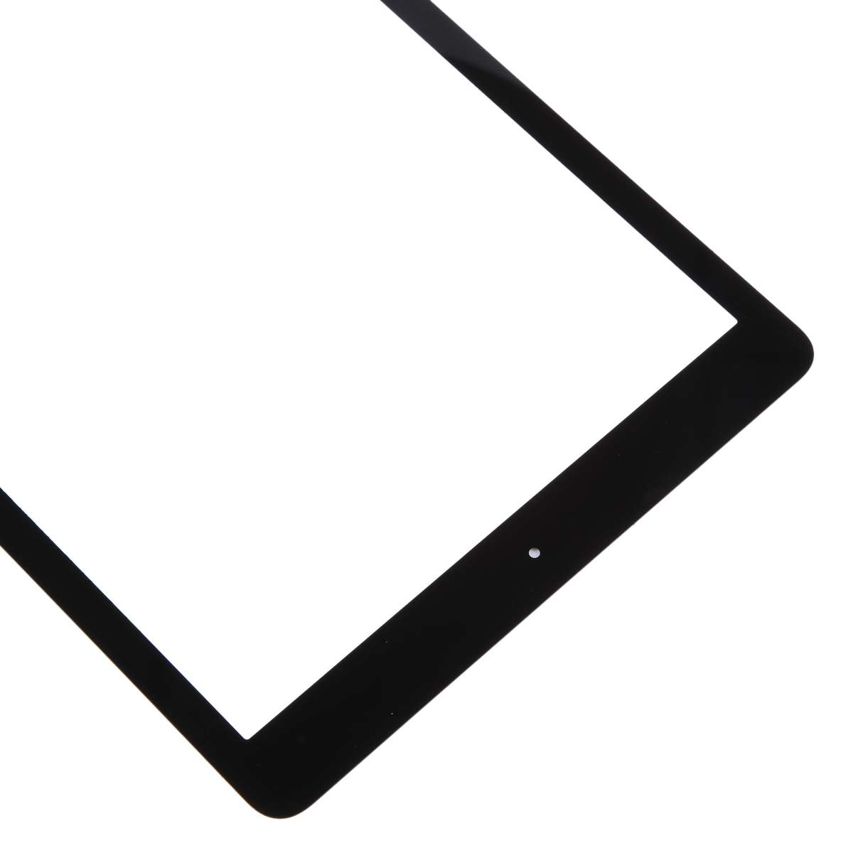 For iPad Pro 9.7 Front Screen Outer Glass Lens with OCA Optically Clear Adhesive(Black)
