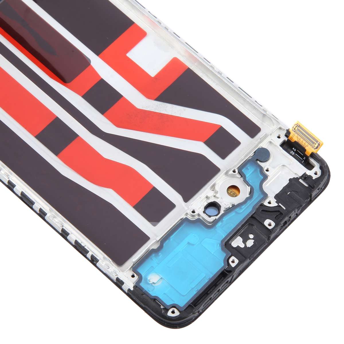 For OPPO A74 4G OLED LCD Screen Digitizer Full Assembly with Frame