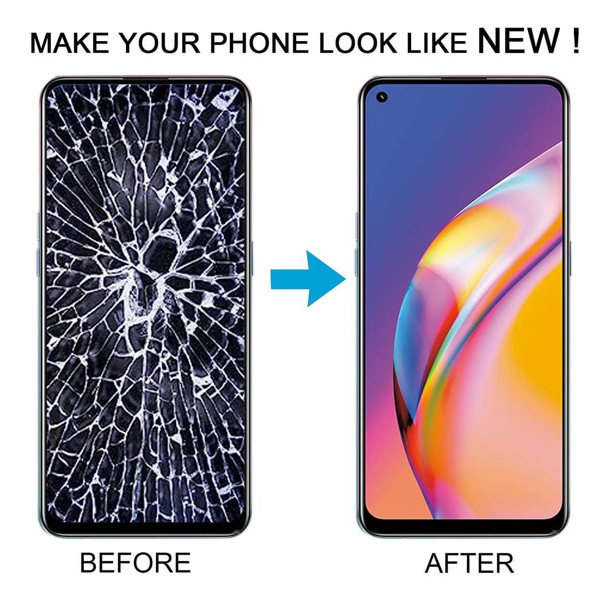 For OPPO Reno5 Lite OLED LCD Screen with Digitizer Full Assembly