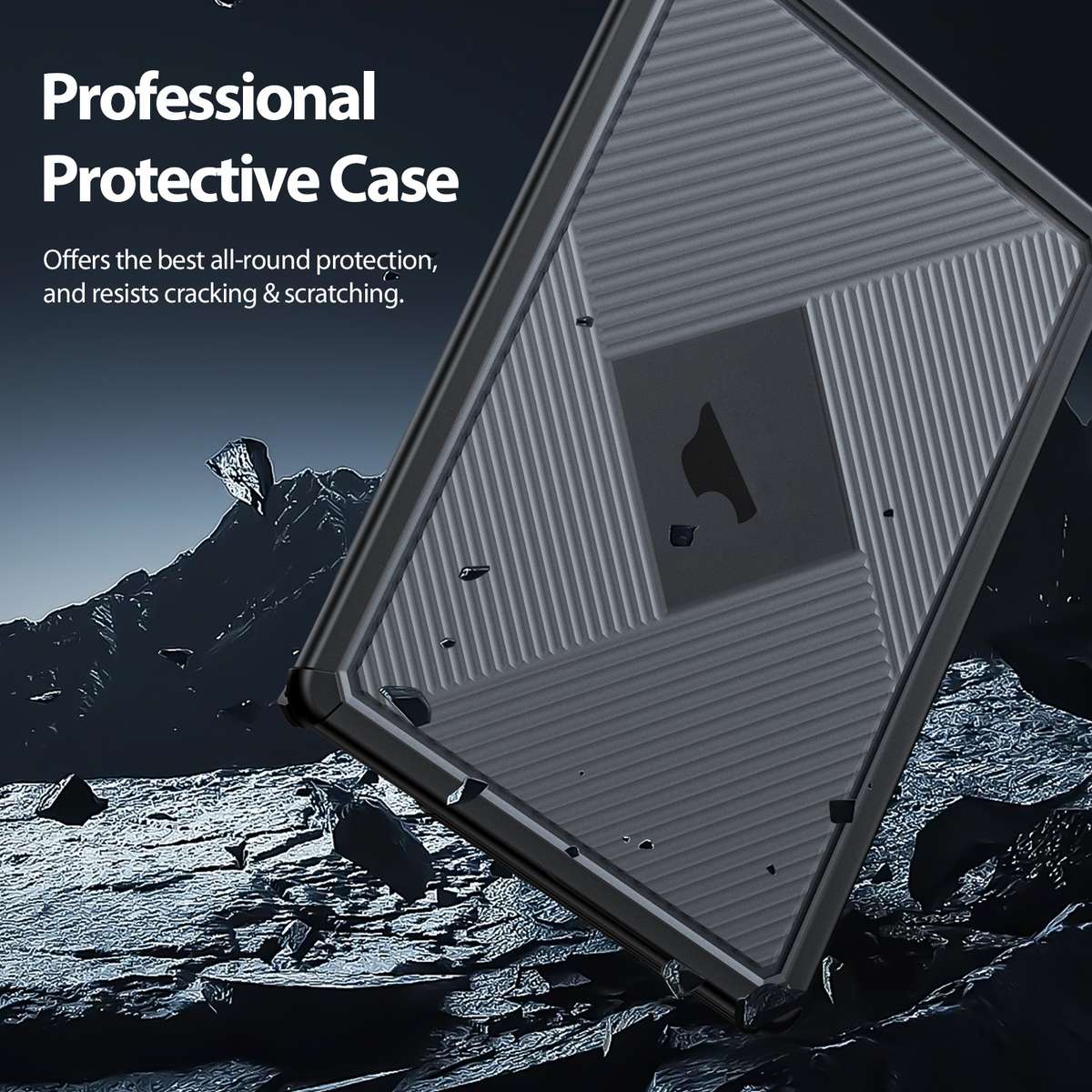 For MacBook Pro 14 2021/2023 A2442 DUX DUCIS LCGH Laptop Frosted Protective Case(Black)