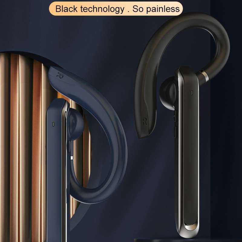 880 Ear Mounted ENC Noise Reduction Wireless Bluetooth Earphone(Black)