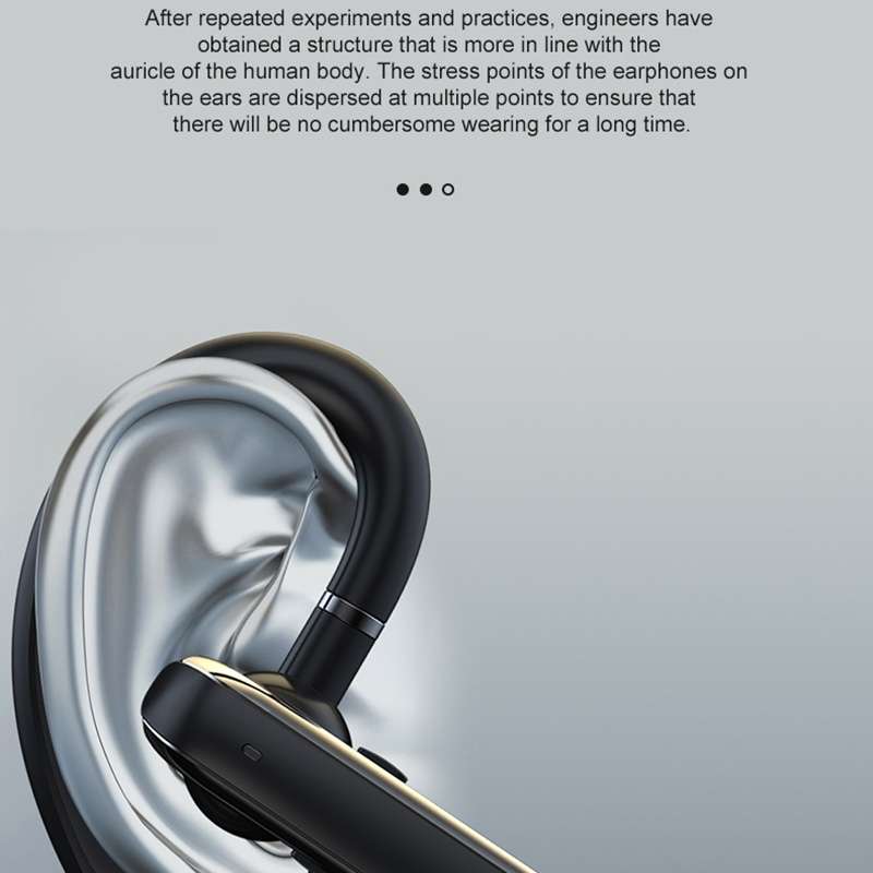 880 Ear Mounted ENC Noise Reduction Wireless Bluetooth Earphone(Black)