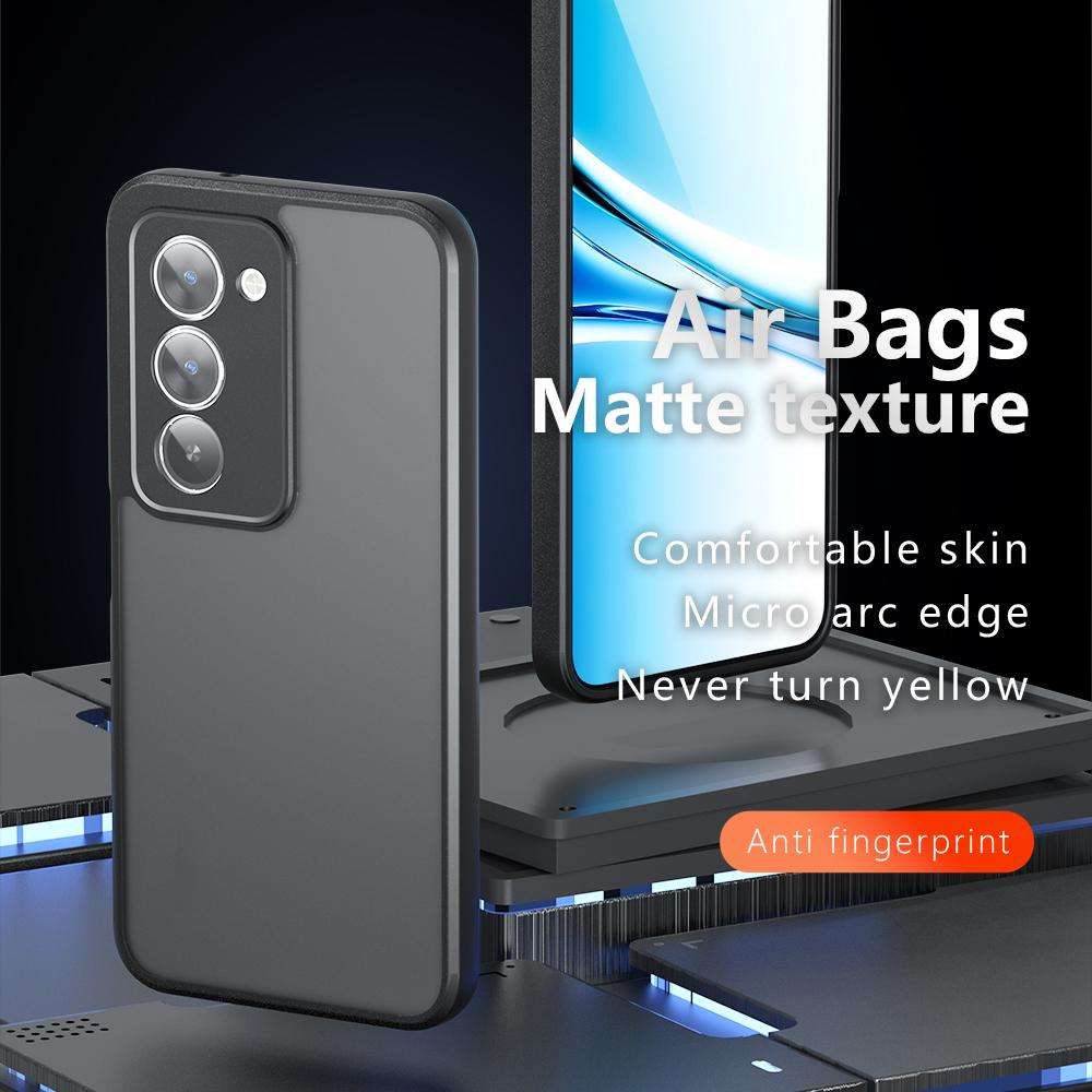 For Redmi 15 5G / 4G EU 171mm Armor Precise Hole PC Hybrid TPU Phone Case(Frosted Black)