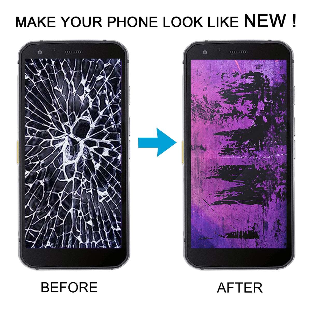 For CAT S62 Pro LCD Screen with Digitizer Full Assembly