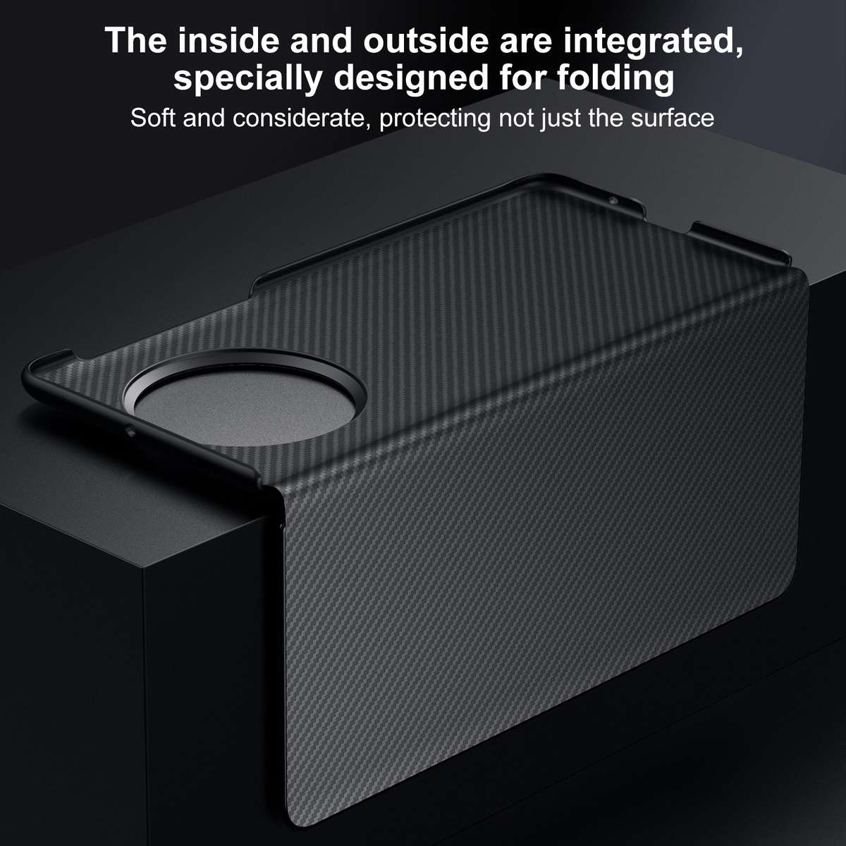 For vivo X Fold3 SULADA Kevlar 600D Texture Smart Window Leather Phone Case(Purple)