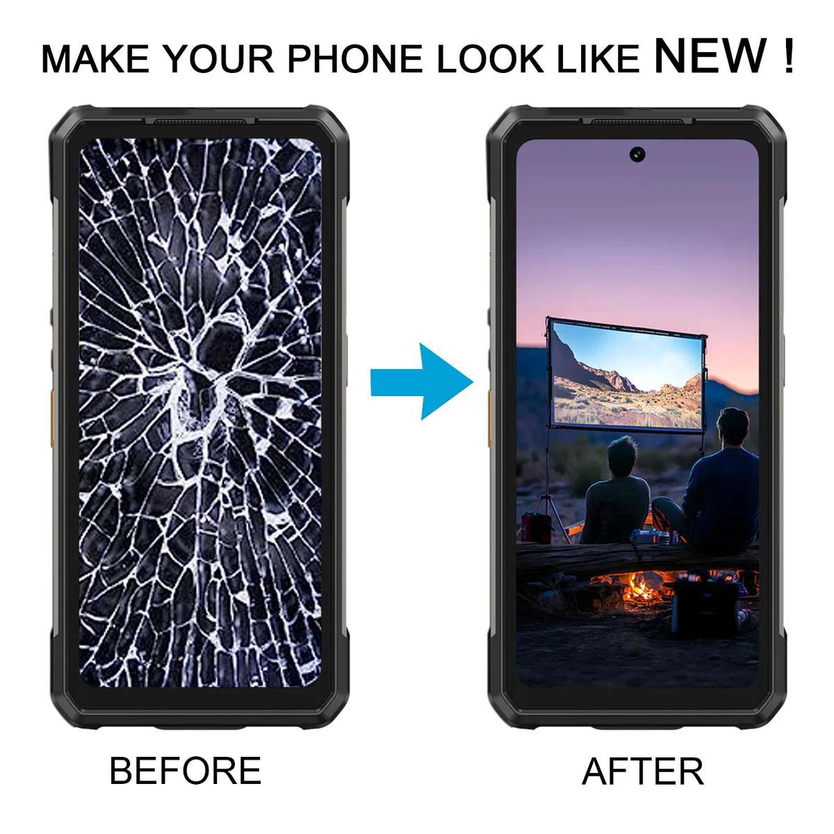 For Ulefone Armor X16 Pro LCD Screen with Digitizer Full Assembly