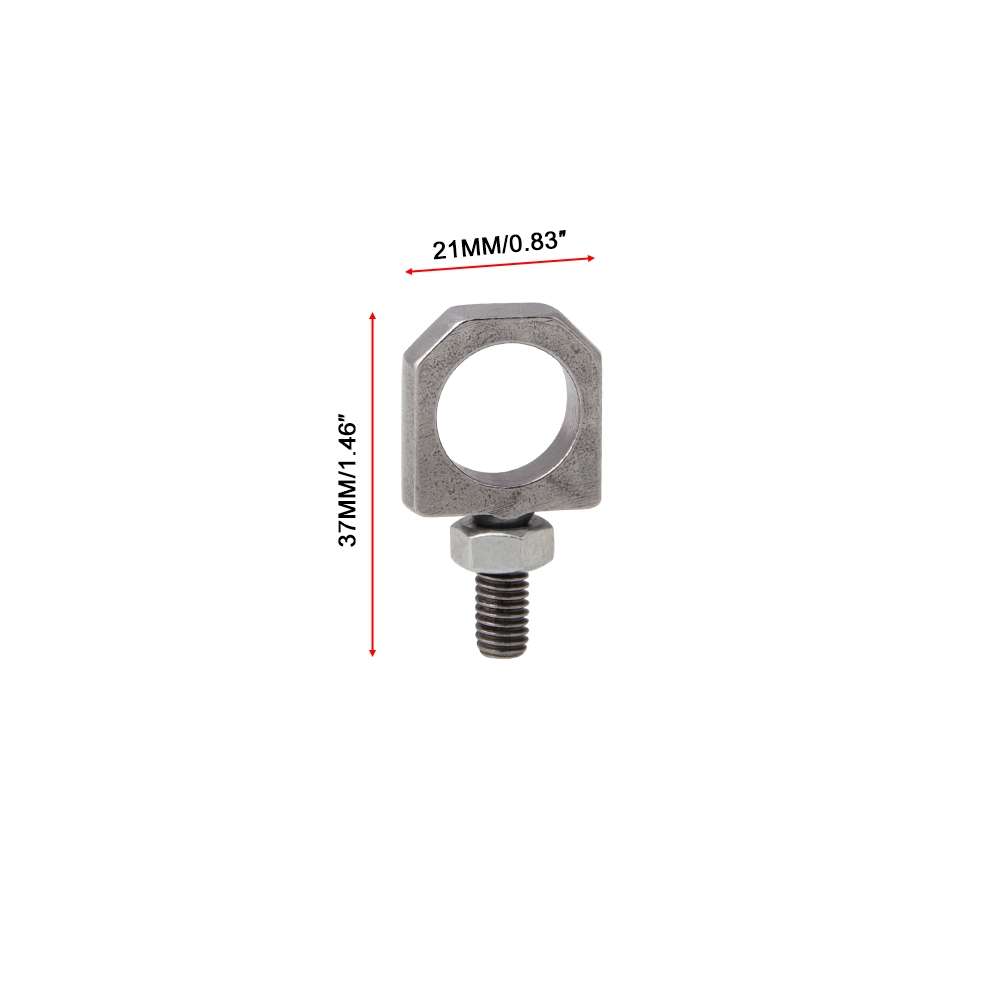 Turbo Variable Flow Actuator Eye Bolt Nut VGT Rod End Link (Silver)