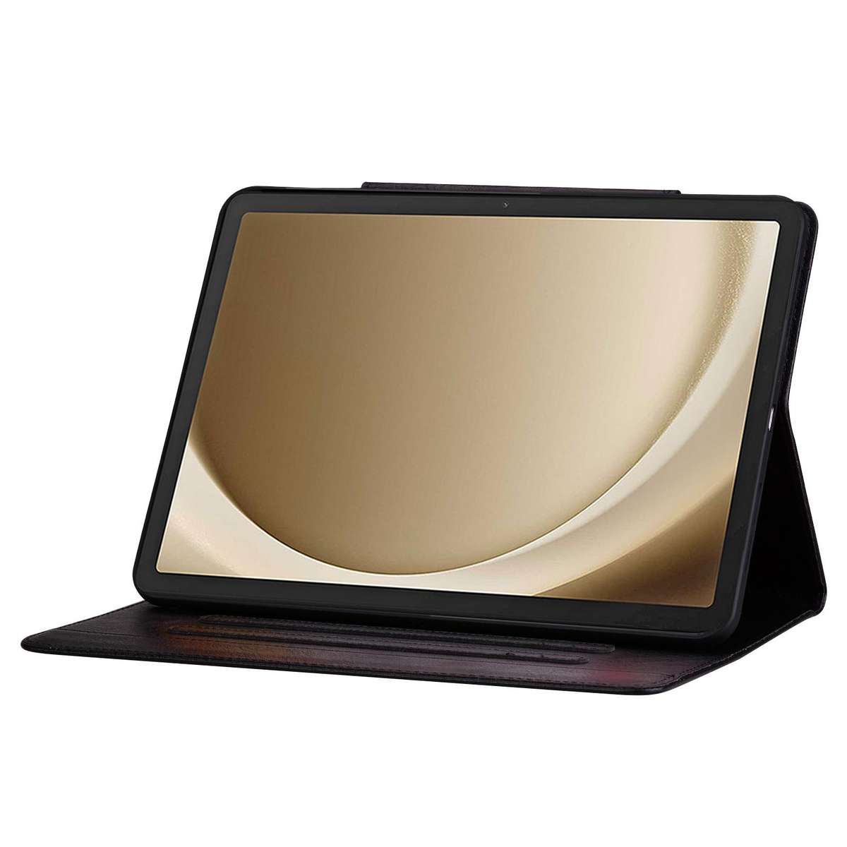 For Samsung Galaxy Tab S10 FE+ Cat Buckle Leather Tablet Case(Black)