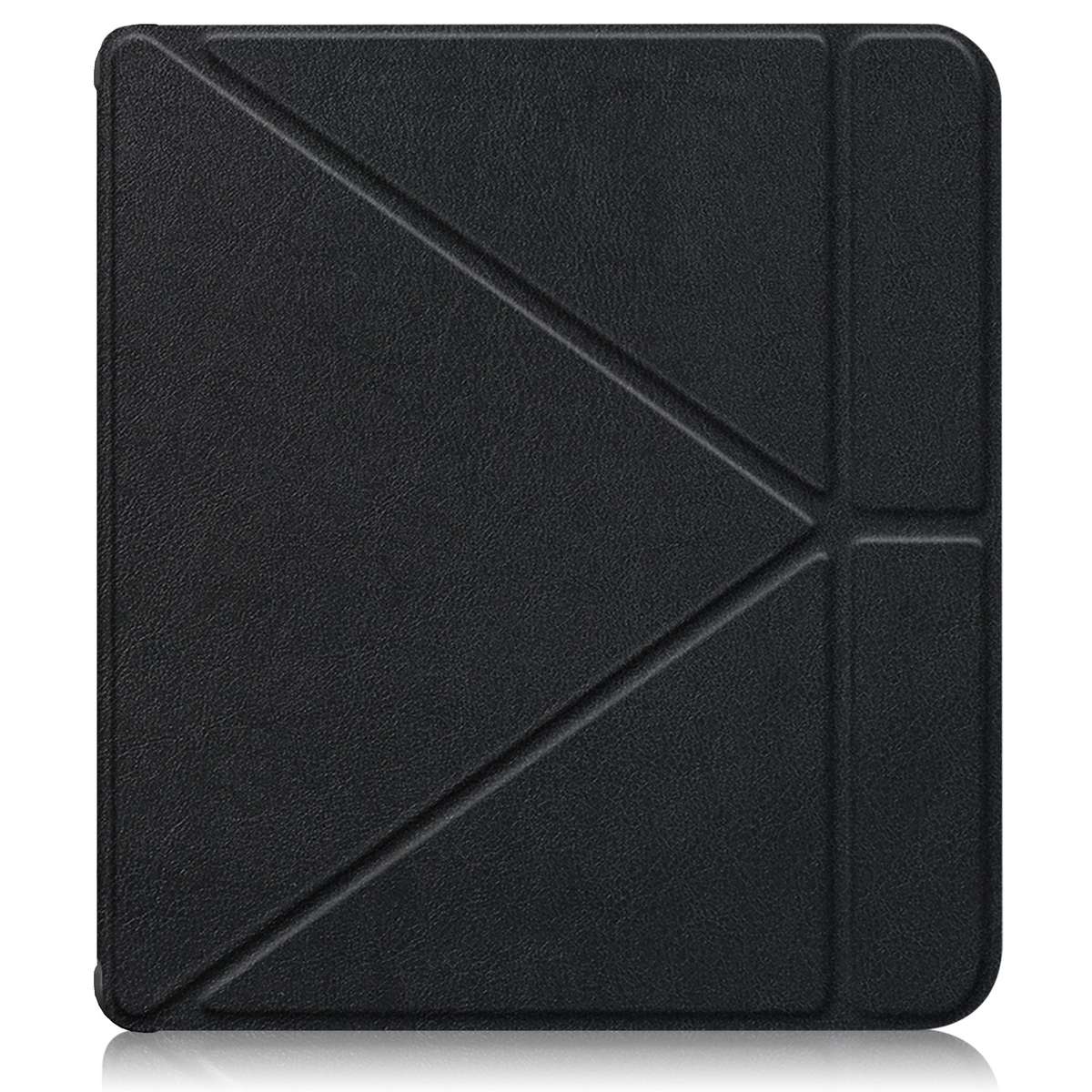 For Kobo Libra Colour 2024 Solid Color Deformation TPU Leather Smart Tablet Case(Black)