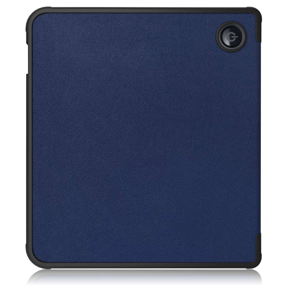 For Kobo Libra Colour 2024 Solid Color Deformation TPU Leather Smart Tablet Case(Dark Blue)