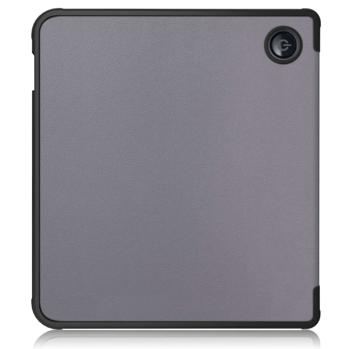 For Kobo Libra Colour 2024 Solid Color Deformation TPU Leather Smart Tablet Case(Grey)