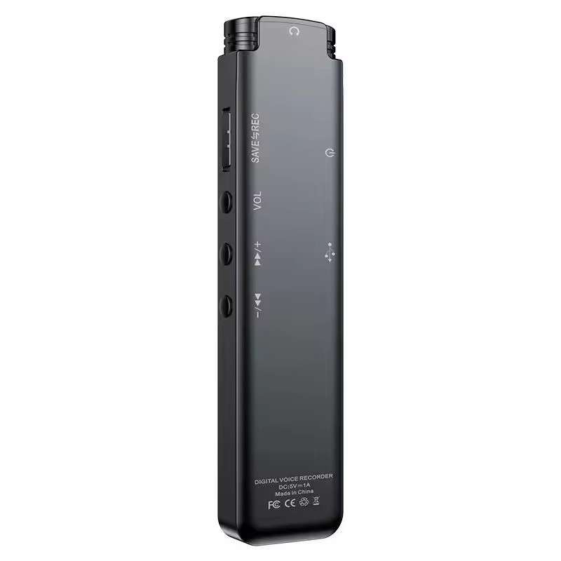 H22 Smart Color Screen Noise Reduction Voice Recorder, Capacity:64GB(Black)