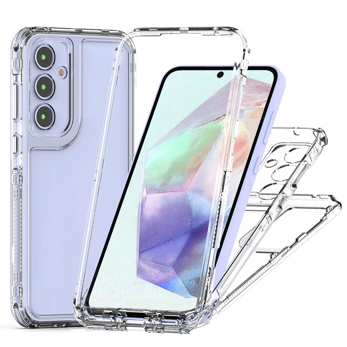 For Samsung Galaxy A55 Acrylic Transparent Phone Case