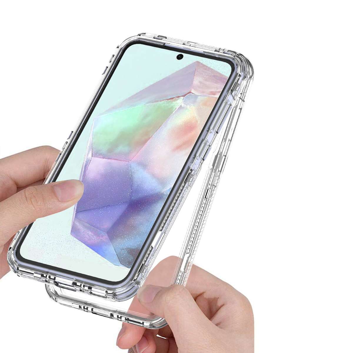 For Samsung Galaxy A55 Acrylic Transparent Phone Case