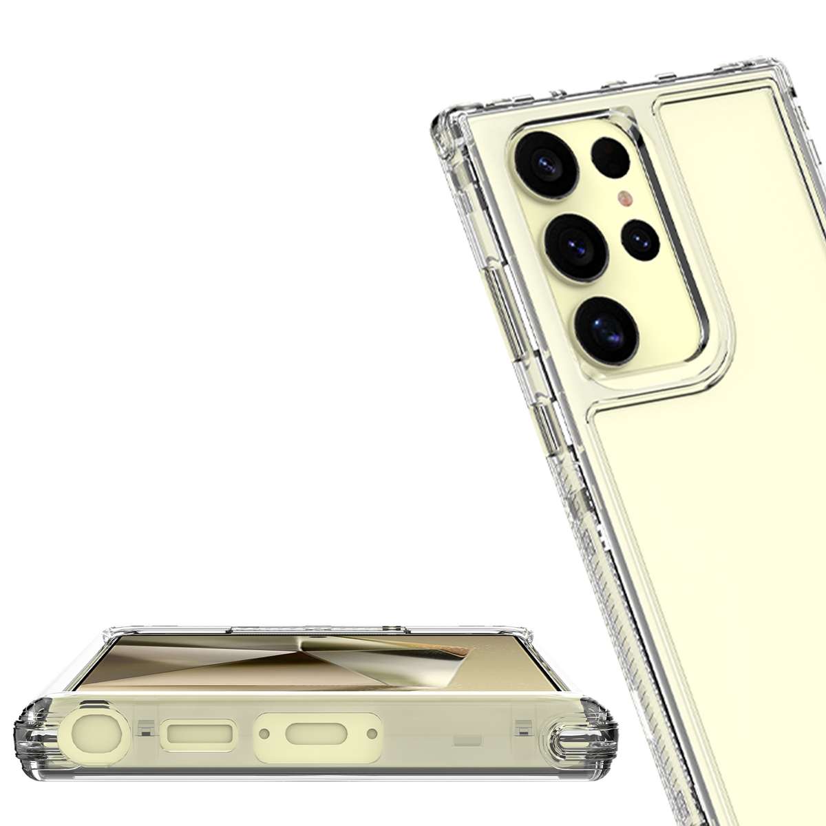 For Samsung Galaxy S25 Ultra 5G Acrylic Transparent Phone Case