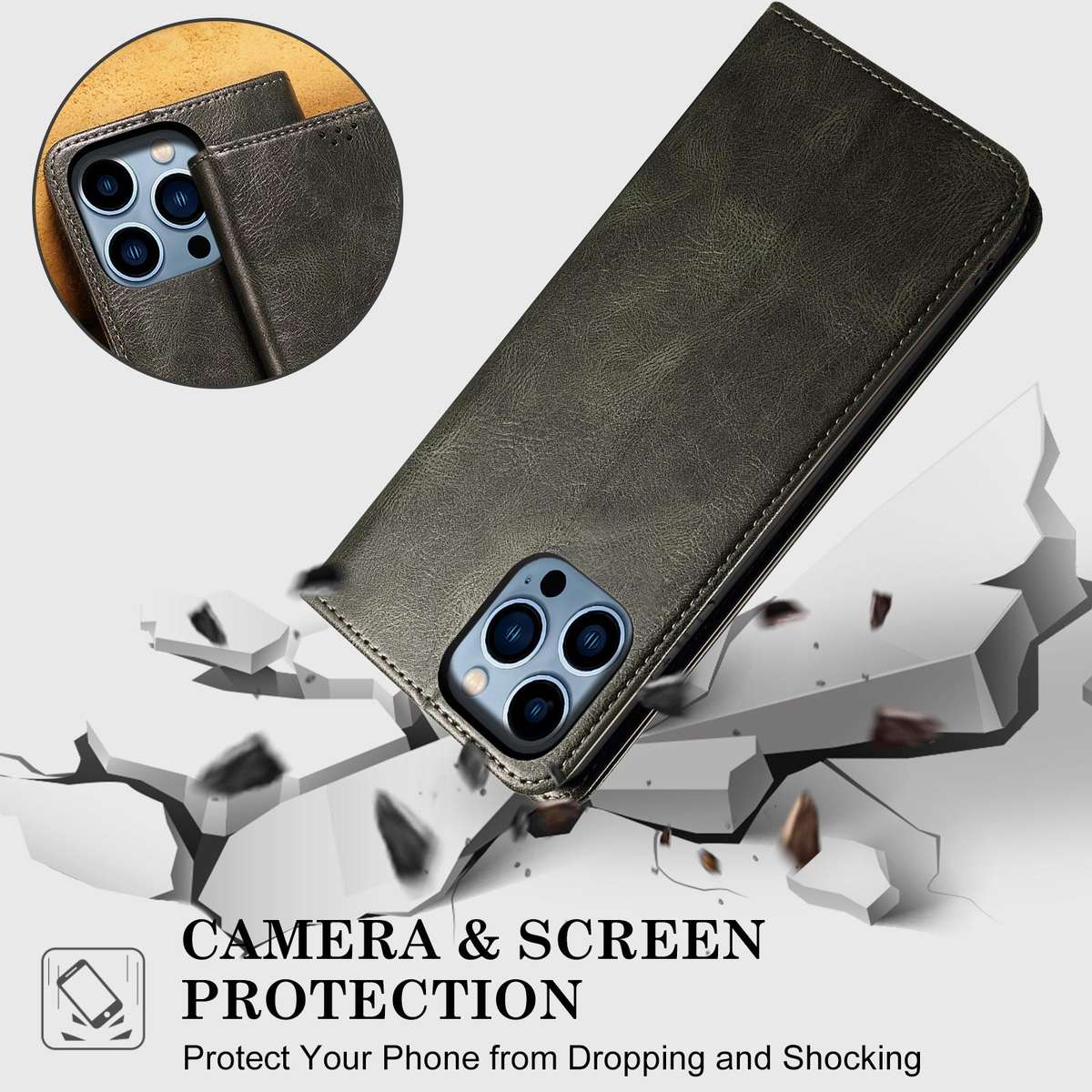 For Xiaomi 17 Oil Wax Crazy Horse Texture Leather Phone Case(Green)