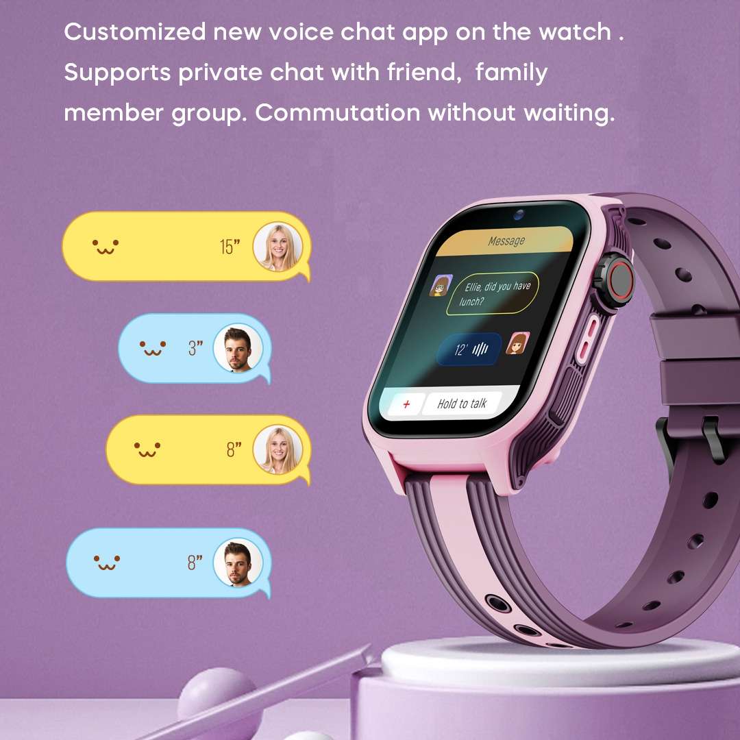 LEMFO K36 1.83 inch IPX7 Children Sport Smart Watch, Support Video Call / Message Notification