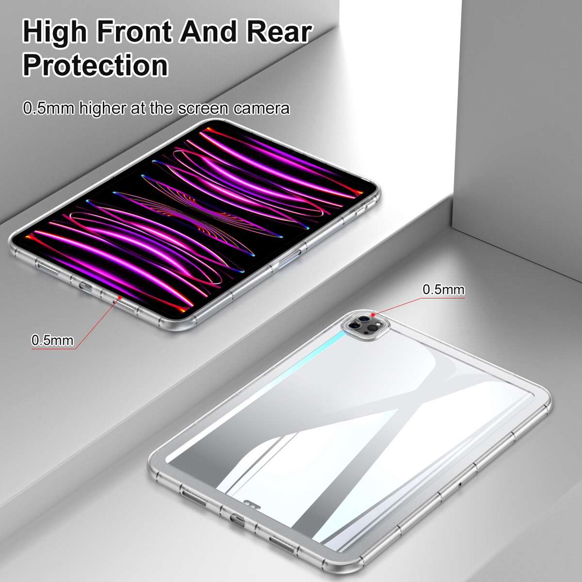 For iPad mini 6 / mini 2024 Clear TPU Tablet Case(Transparent)