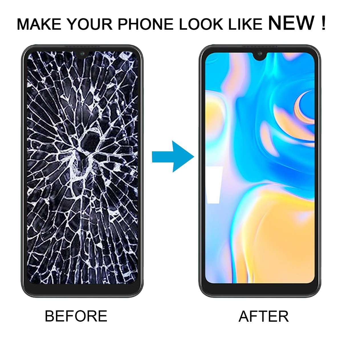 For itel A04 OEM LCD Screen with Digitizer Full Assembly