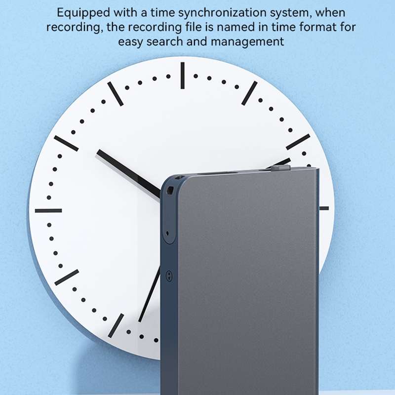 Q61A Portable Smart Voice Recorder Support APP Control, Memory:64GB(Black)