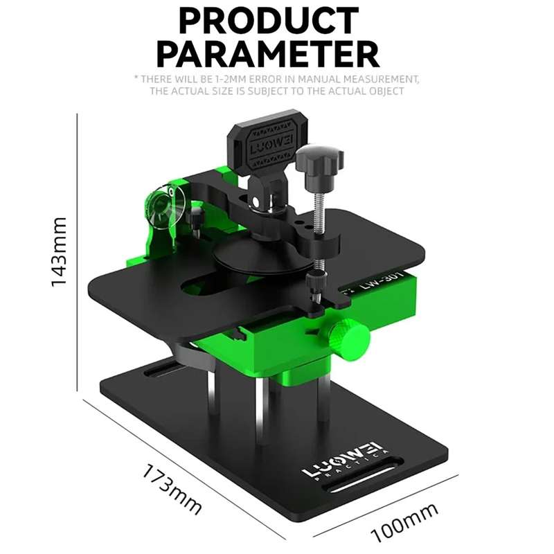 LUOWEI LW-301 Pro 4 in 1 Phone Screen Separation Fixture with Side Hanging Suction Cup