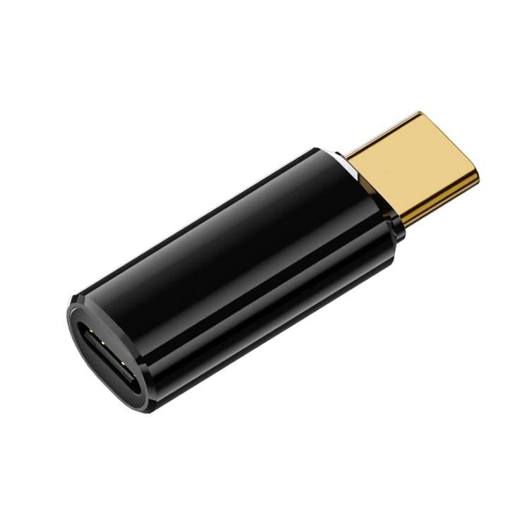 Type-C Male to Type-C Female 240W Full-featured Adapter with Digital Display(Black)