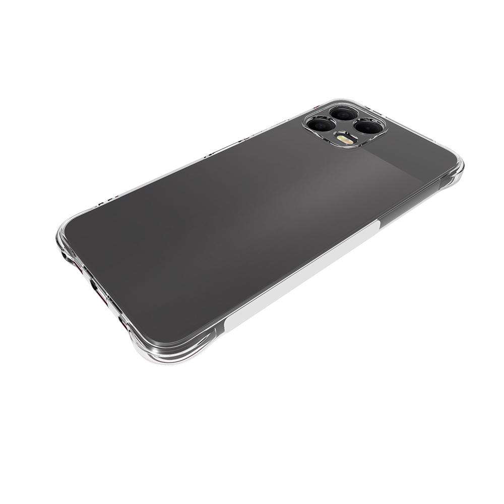 For T-Mobile Revvl 8 Pro 5G Shockproof Non-slip Thickening TPU Phone Case(Transparent)
