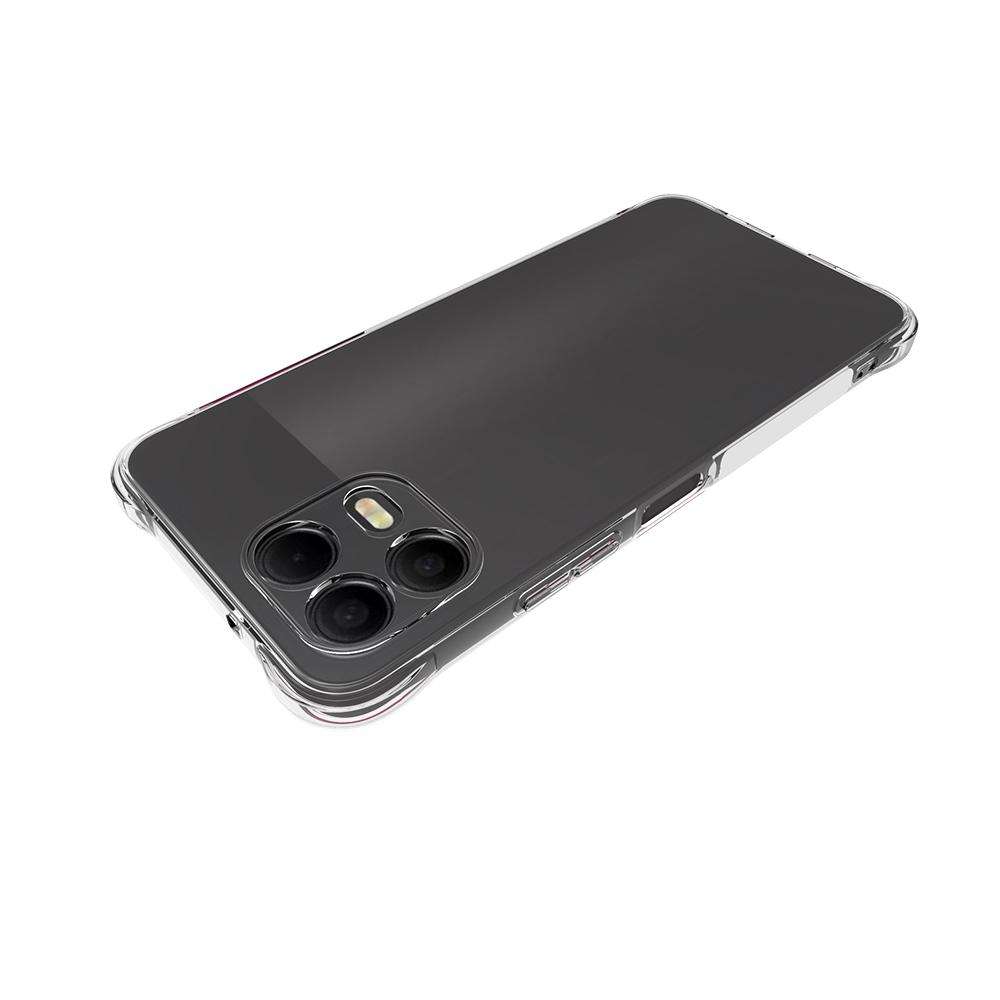 For T-Mobile Revvl 8 Pro 5G Shockproof Non-slip Thickening TPU Phone Case(Transparent)
