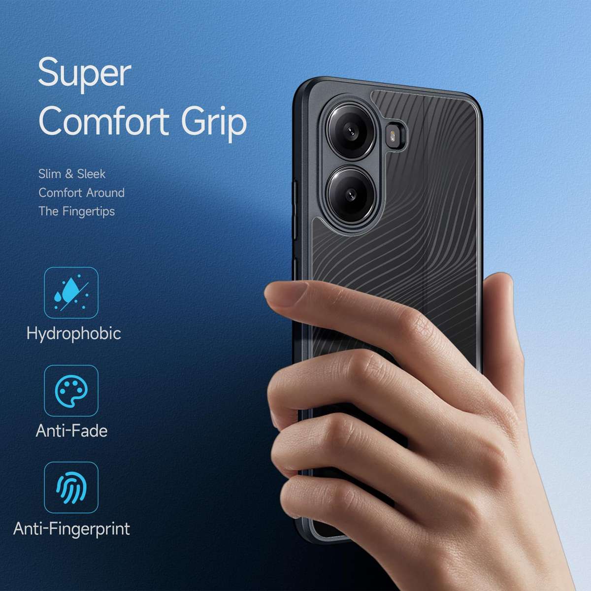 For Xiaomi Poco X7 Pro DUX DUCIS Aimo Series TPU + PC Frosted Feel Phone Case(Black)