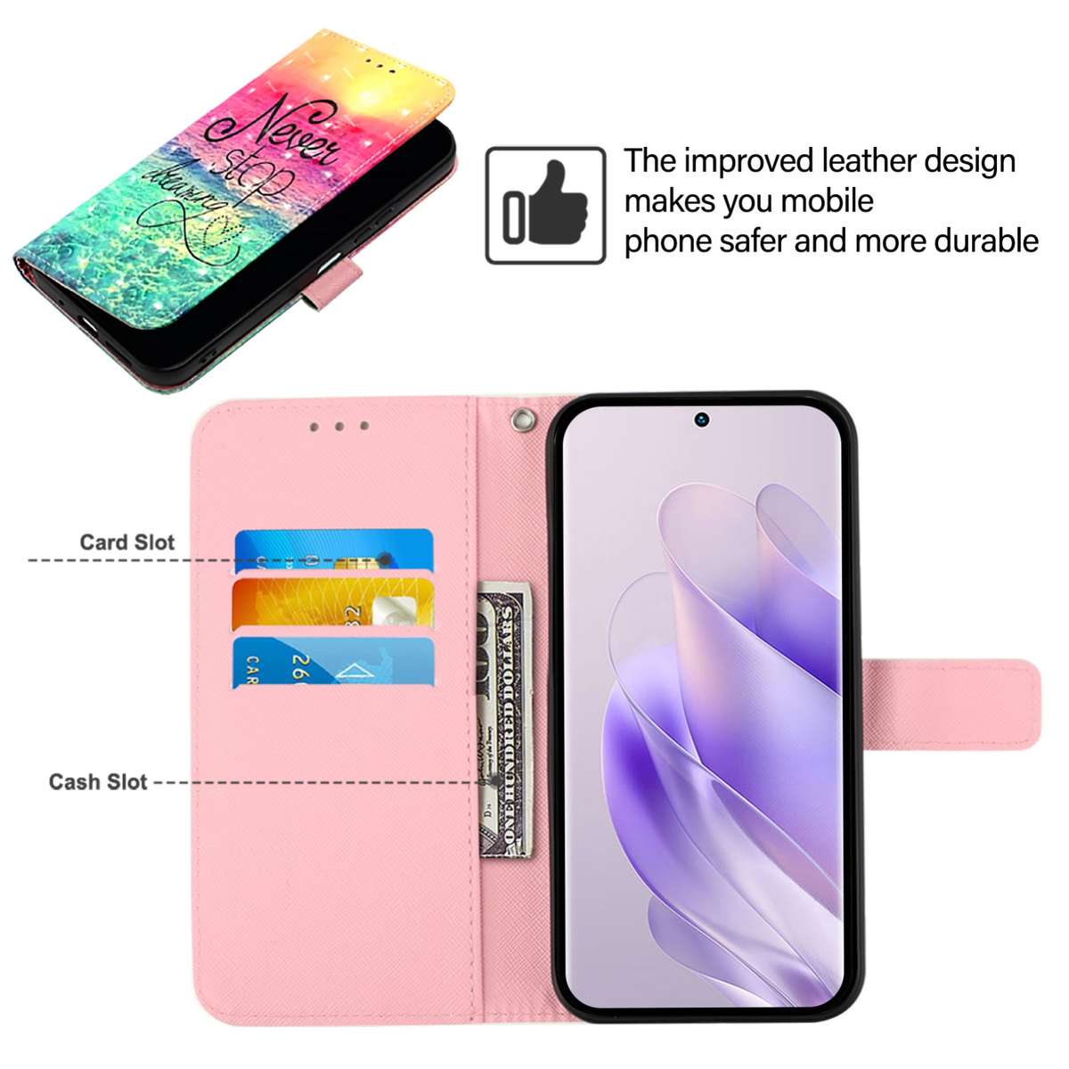 For Itel P55 5G 3D Painting Horizontal Flip Leather Phone Case(Chasing Dreams)